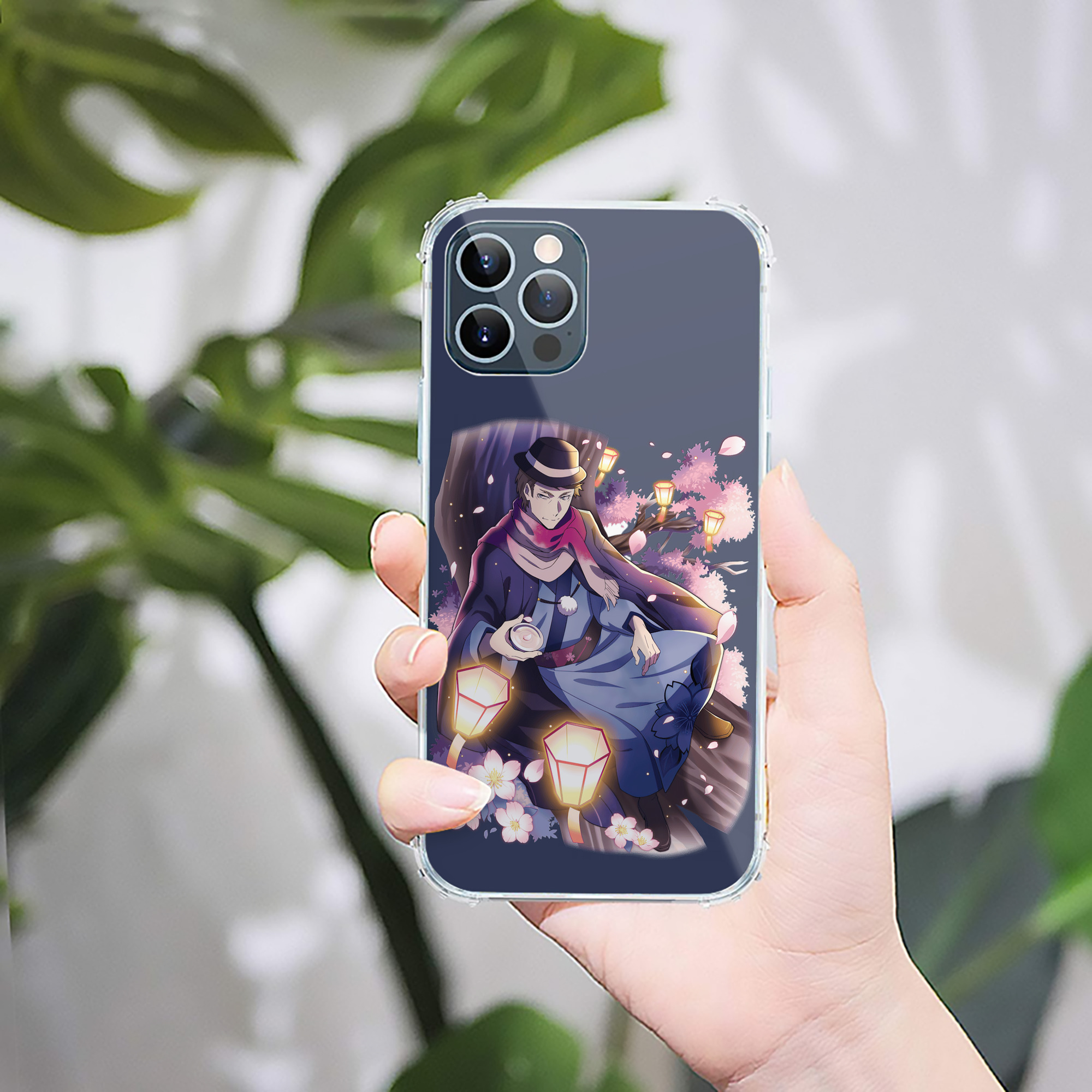 （画像用） 文豪ストレイドッグス Bungo Stray Dogs 【iPhone 12シリーズ対応】透明スマホケース（クリアソフトケース）